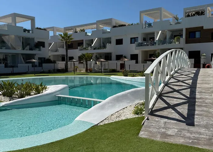 With Solarium In Laguna In Balcones In * Torrevieja