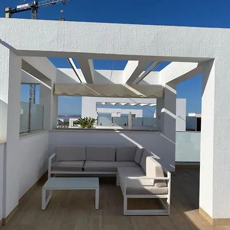 With Solarium In Laguna In Balcones In Apartment Torrevieja